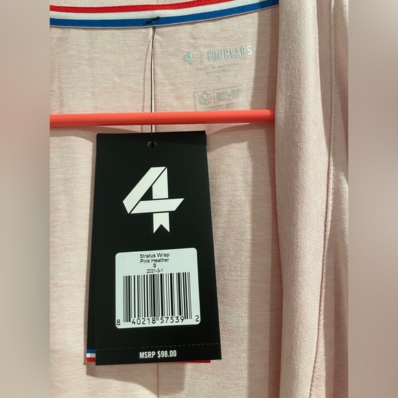 NWT Four Laps Heather Pink Wrap Small - Picture 5 of 5